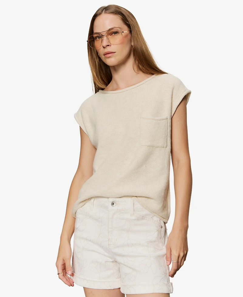 Sanctuary Women's Easy Crew Neck Sweater