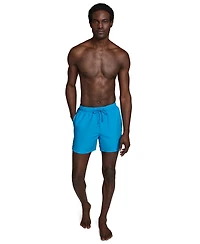 Karl Lagerfeld Paris Men's Logo Patch Volley Shorts