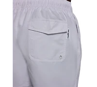 Karl Lagerfeld Paris Men's Logo Patch Volley Shorts