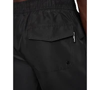 Karl Lagerfeld Paris Men's Logo Patch Volley Shorts