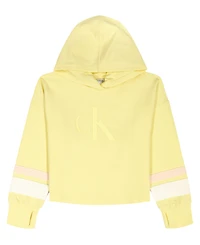 Calvin Klein Girls' 7-16 Popover Long-Sleeve Hoodie