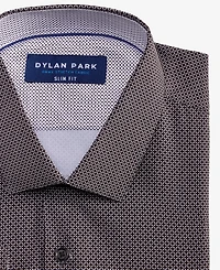 Dylan Park Men's Slim-Fit Performance Four-Way Stretch Dress Shirt