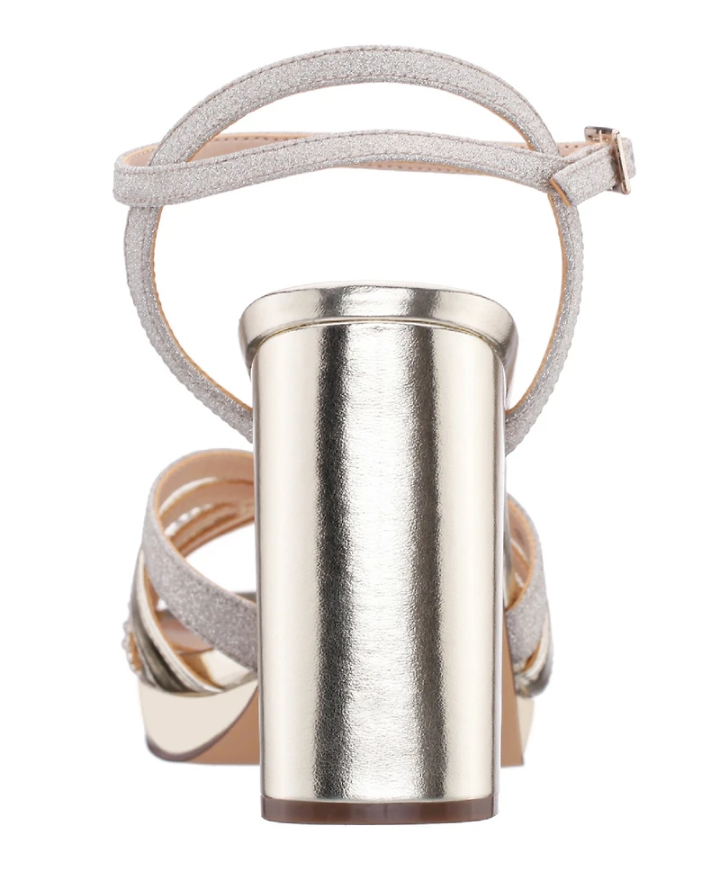 Nina Women's Shantay Square Toe Platform Sandals