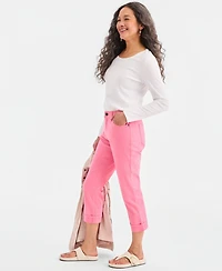 Style & Co Women's Mid-Rise Curvy Capri Jeans, Exclusively at Macy's