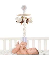 Lambs & Ivy Signature Bunny Hop Musical Baby Crib Mobile Soother Toy