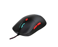 Risokeys Rgb Backlit Wired Gaming Mouse, 6-Button Ergonomic with 3600 Dpi Adjustable, for Pc Gamers, Office Use, Compatible with Windows,Mac & Linux