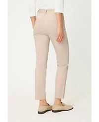 Olsen Women's Stretch Cotton Cropped Pant