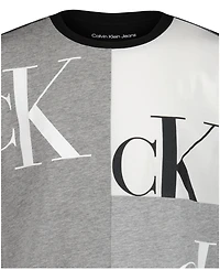 Calvin Klein Boys' 8-20 Block Party Crewneck T-Shirt