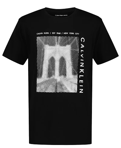 Calvin Klein Boys' 8-20 Bridge Short-Sleeve Crewneck T-Shirt
