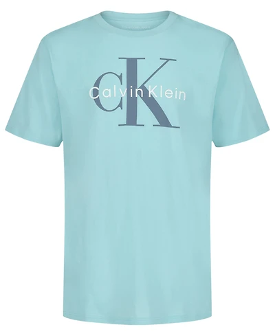 Calvin Klein Boys' 8-20 Monologo Crewneck T-Shirt