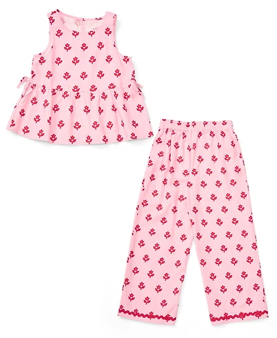 Cece Girls/Bernard Chaus Inc Girls' 7-16 Sleeveless Peplum Top