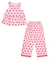 Cece Girls/Bernard Chaus Inc Girls' 7-16 Sleeveless Peplum Top