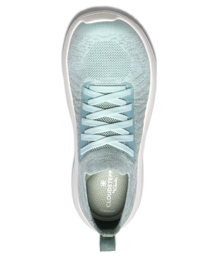 Clarks Women's Cloudsteppers Solevana Lace Round Toe Sneakers