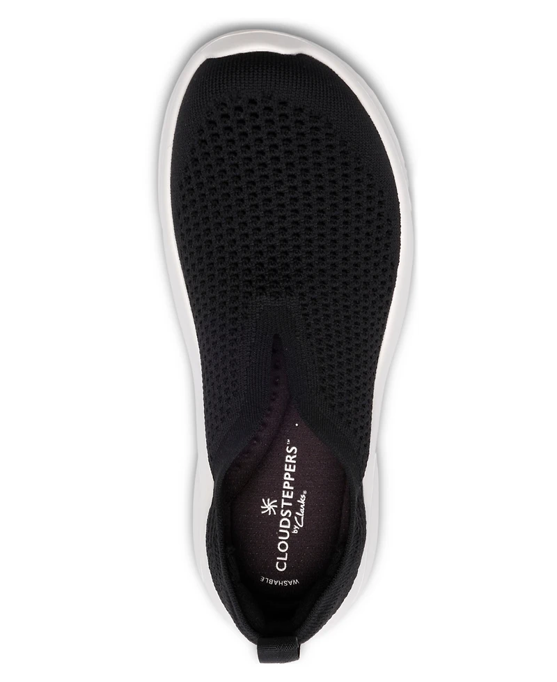 Clarks Women's Cloudsteppers Solevana Knit Round Toe Sneakers