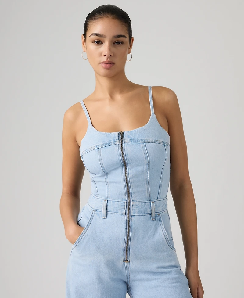 Levi's Women's Bustier Scoop Neck Jumpsuit