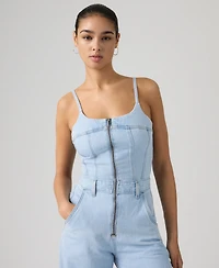 Levi's Women's Bustier Scoop Neck Jumpsuit