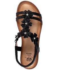 Gc Shoes Women's Lily Floral Flat Sandals