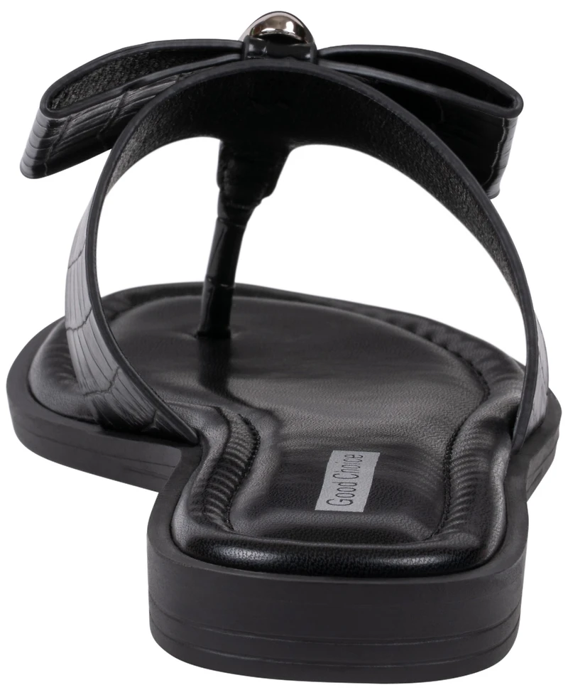 Gc Shoes Women's Alba Bow Flat Sandals