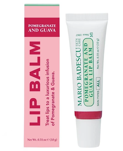 Mario Badescu Pomegranate and Guava Lip Balm, 0.5 oz.