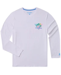 Chubbies Men's The Tacking Toward Sun Crewneck Swim T-Shirt