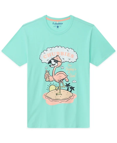 Chubbies Men's The Ain't No Worry Crewneck Graphic T-Shirt