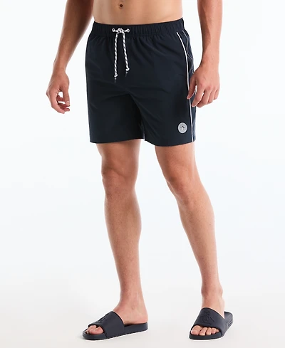 Original Penguin Men's 7" Volley Tipped Swim Trunks