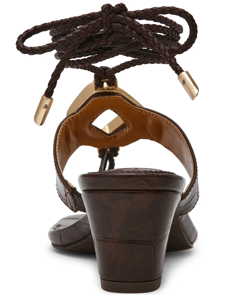 Dv Dolce Vita Women's Stanza Embellished Lace-Up Leg-Wrap Dress Sandals