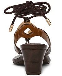 Dv Dolce Vita Women's Stanza Embellished Lace-Up Leg-Wrap Dress Sandals