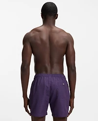 Hugo Boss Men's Squiggle Print Swim Trunks