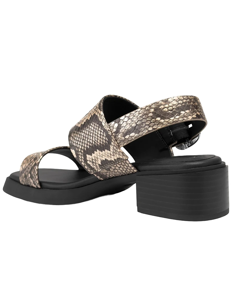 Aerosoles Women's Dove Low Heeled Square Toe Dress Sandals