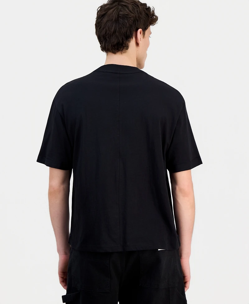 Hugo Boss Men's Cotton Pocket Logo Crewneck T-Shirt