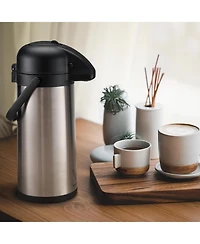 Vondior Thermal Coffee Carafe Dispenser 2-Pack 102 oz: Insulated Hot/Cold Stainless Steel