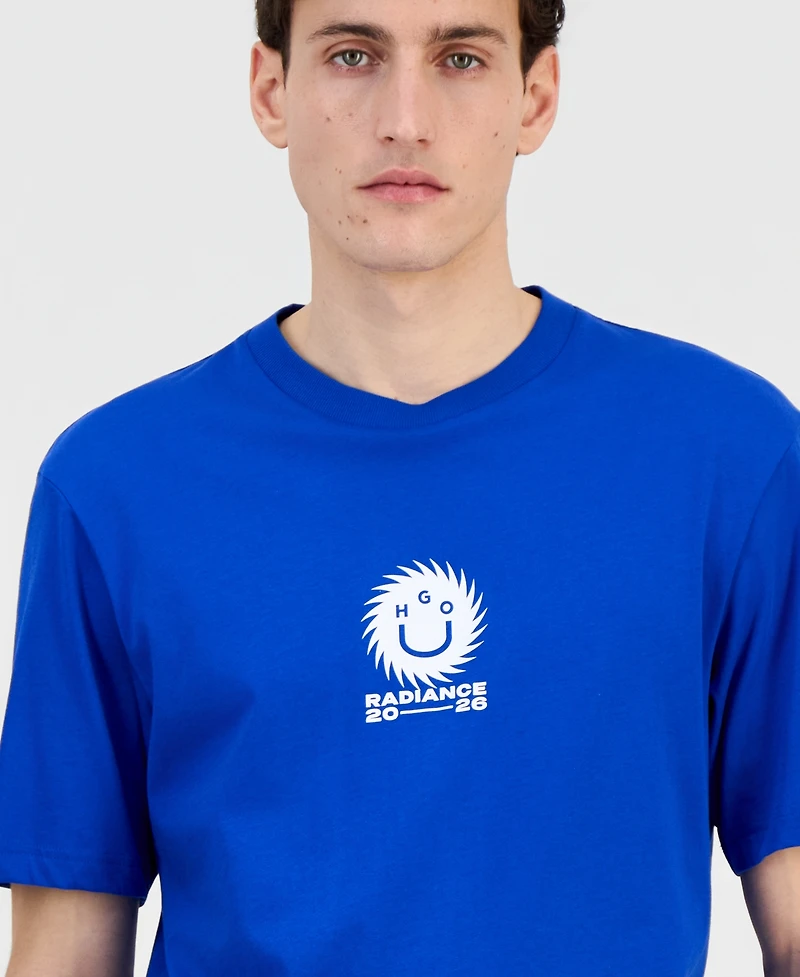 Hugo Boss Men's Cotton Logo Crewneck T-Shirt