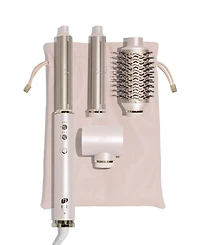 T3 Aire 360 Air Styler Blowout Kit with Dual Voltage and Ceramic Curling Attachments
