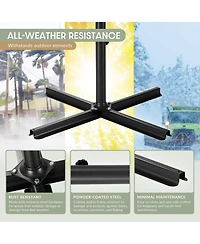 WestinTrends Heavy Duty Patio Umbrella Cross Brace Stand