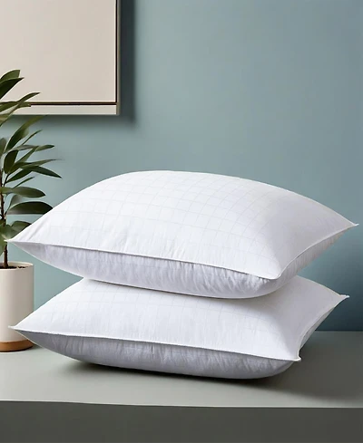 Unikome White Goose Down Feather 2-Pack Pillows