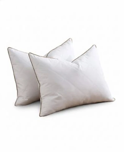 Unikome Medium Firm Diamond Quilted Feather 2 Pack Pillows