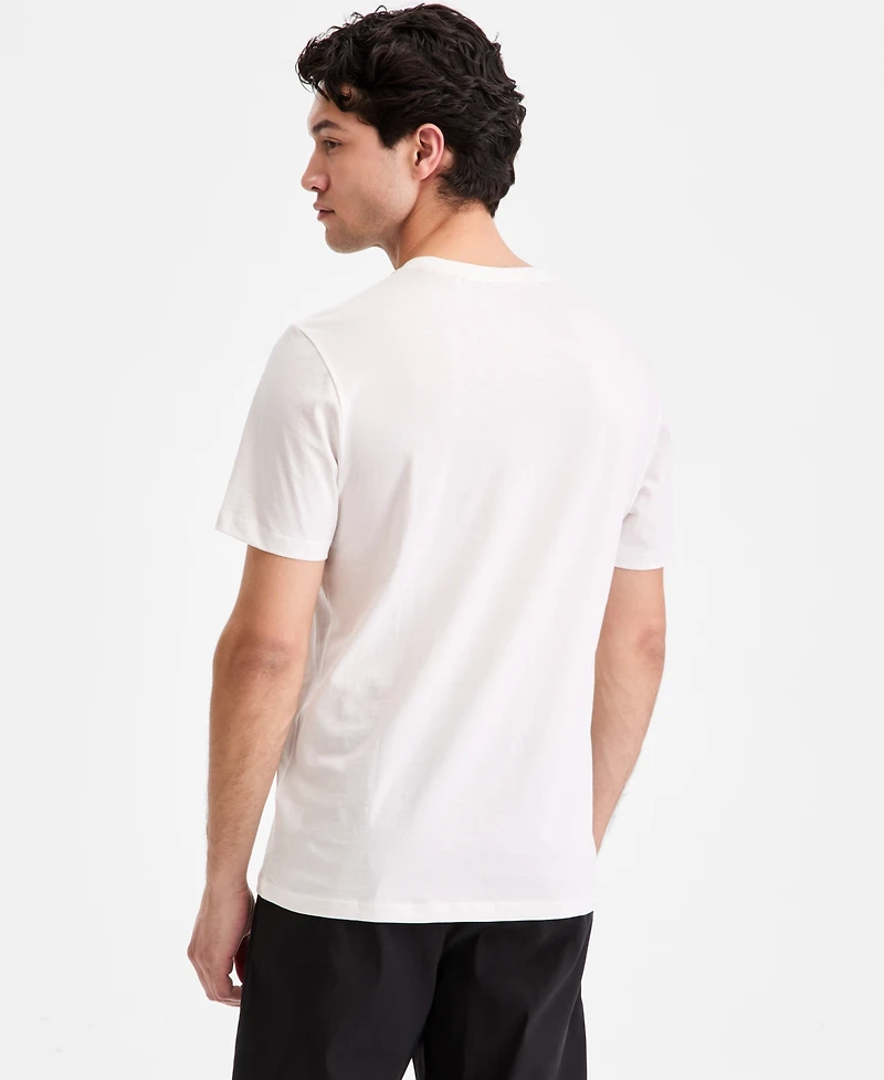 Hugo Boss Men's Cotton Logo Graphic Crewneck T-Shirt