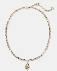 Givenchy Cubic Zirconia Pear-Shape Pendant Necklace, 16"