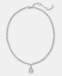 Givenchy Cubic Zirconia Pear-Shape Pendant Necklace, 16"