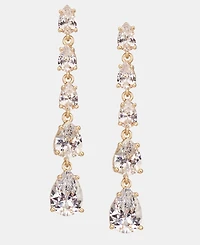 Givenchy Cubic Zirconia Linear Drop Earrings