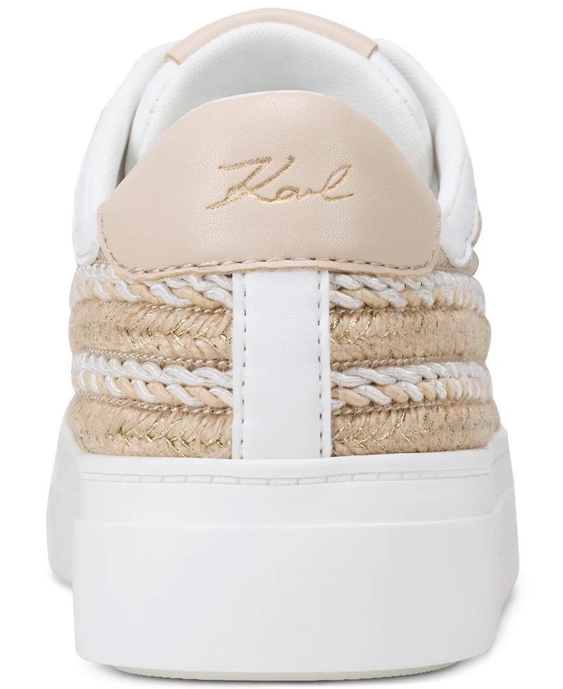 Karl Lagerfeld Paris Women's Cate Pins Lace-Up Sneakers