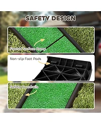 PawHut Folding Dog Ramp for Car, 61 Inches Pet Ramp with Frosted Surface