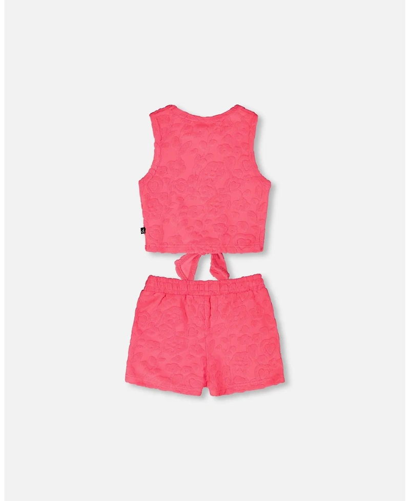 Deux par Big Girls Terry Tank Top & Shorts Set