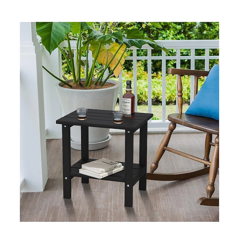 Decksplore Double-layer coffee table made of Hdpe