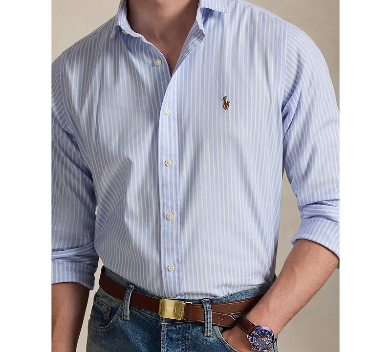 Polo Ralph Lauren Men's Long-Sleeve Pinpoint Oxford Shirt
