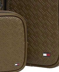 Tommy Hilfiger Men's Embossed Flag Sling Bag