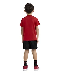 Jordan Little Boys Dri-fit Jumpman Woven Play Jersey T-Shirt & Mesh Shorts, 2 Piece Set