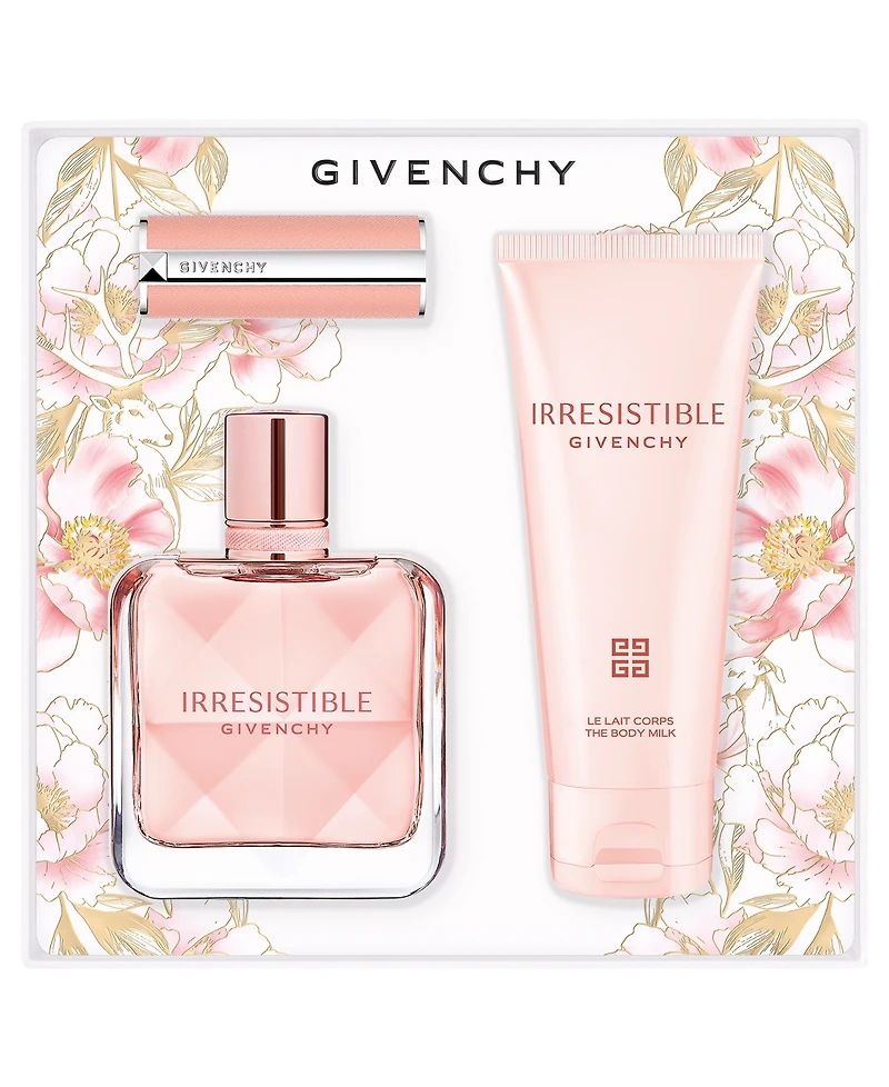 Givenchy 3-Pc. Irresistible Eau De Parfum and Rose Perfecto Lip Balm Gift Set