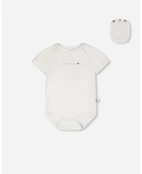 Deux par Baby Girls Evolutive Cotton Jersey 3 Pack Onesie